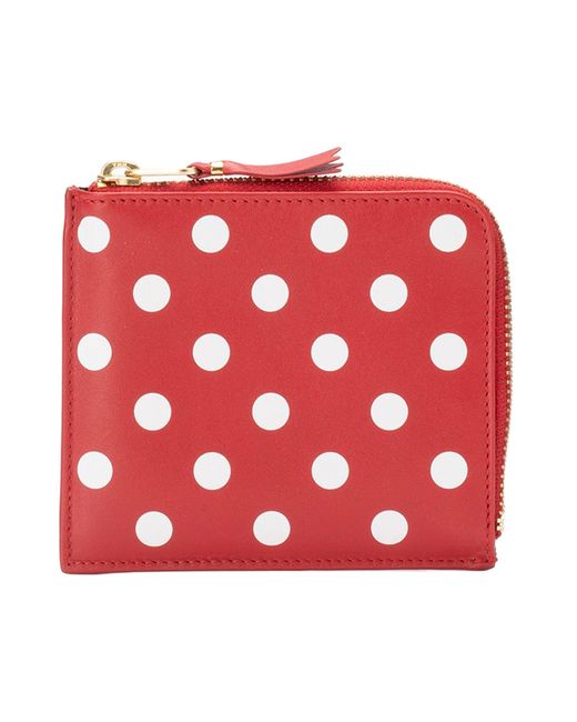 Comme des Garçons Black Wallet Dot Leather
