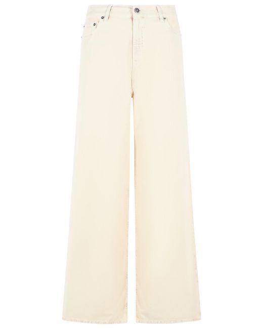Golden Goose Deluxe Brand Natural 'Melody' Cotton Patalone