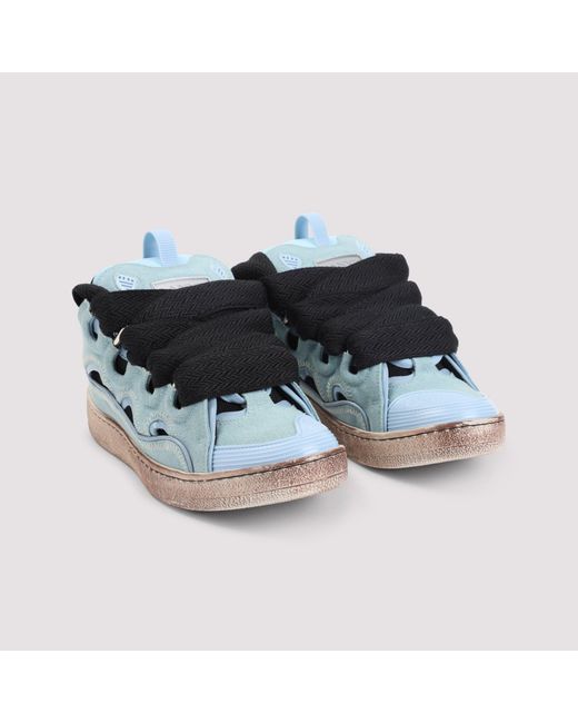 Lanvin Blue Curb Sneakers