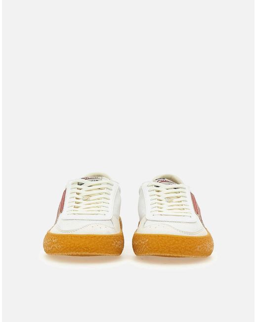 PURAAI Polly 4.05 Umweltfreundliche Weiße Sneakers in Orange für Herren