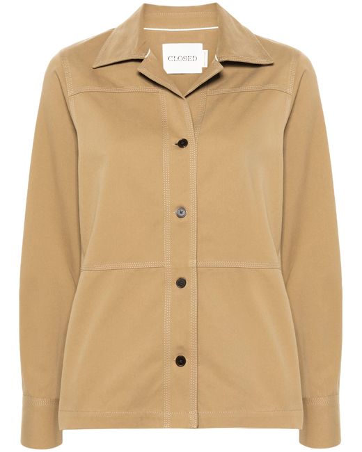 Closed Natural Itted Overshirt Clothing