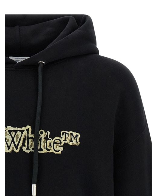 Off-White c/o Virgil Abloh Uit White 'cloudy Arrow Skate' Hoodie in het Blue