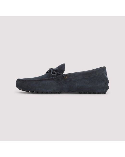 Tod's Blue Loafers
