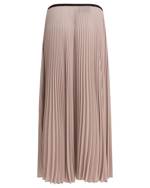 Semler Brown Pleated Skirt Skirts