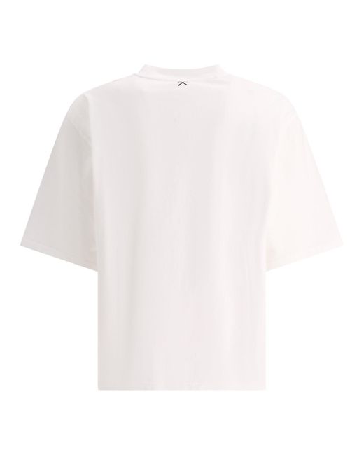 GmbH T -shirt Met Afdrukken in het White voor heren