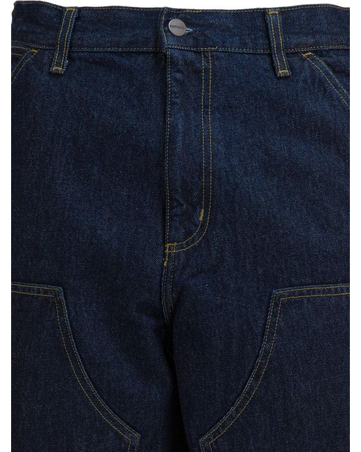 Pantalones de trabajo "Double Knee" Carhartt de hombre de color Blue