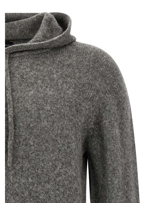 Roberto Collina Kapuzenpullover in Gray für Herren