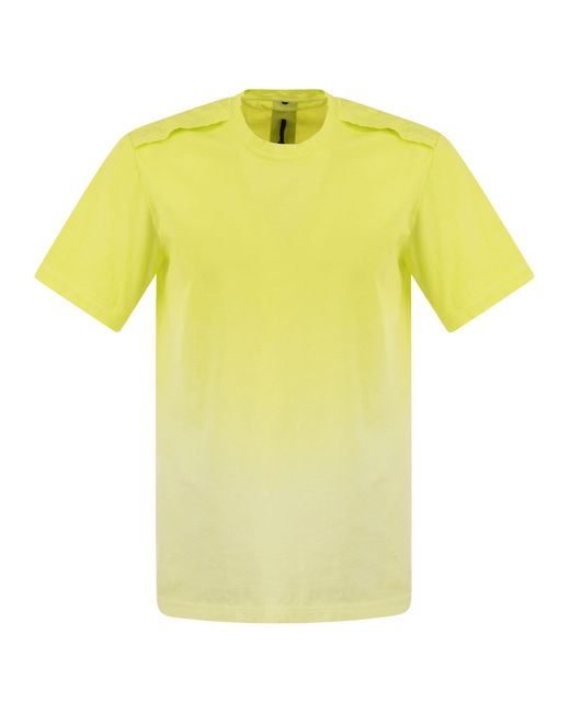 Camiseta de algodón con logotipo Premiata de hombre de color Yellow
