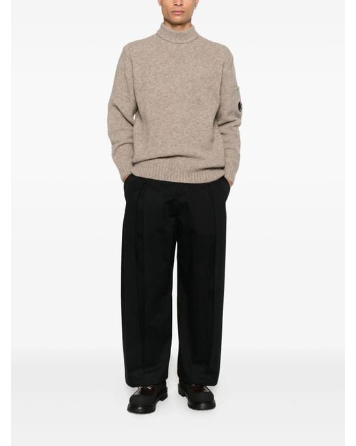 C P Company Natural Knitwear Turtle Neck