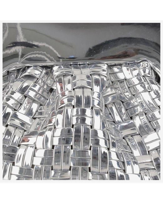 THEMOIRÈ Gray Gea Bag With Woven Pattern
