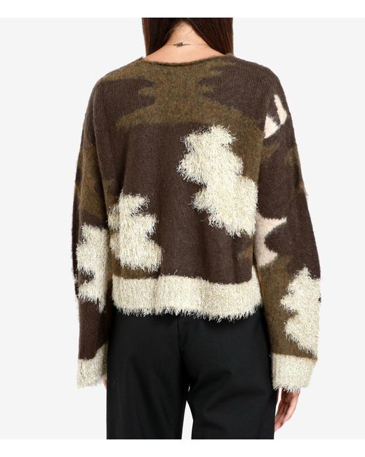 Semicouture Brown Halbblutpullover