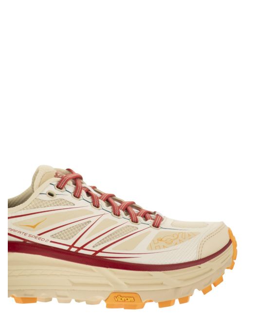 Hoka One One Pink Mafate Speed 2 Sneakers