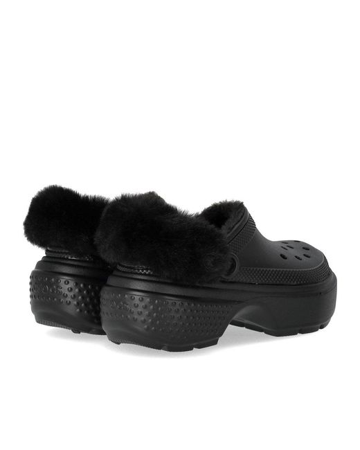 CROCSTM Black Stomp Lined Clog for men