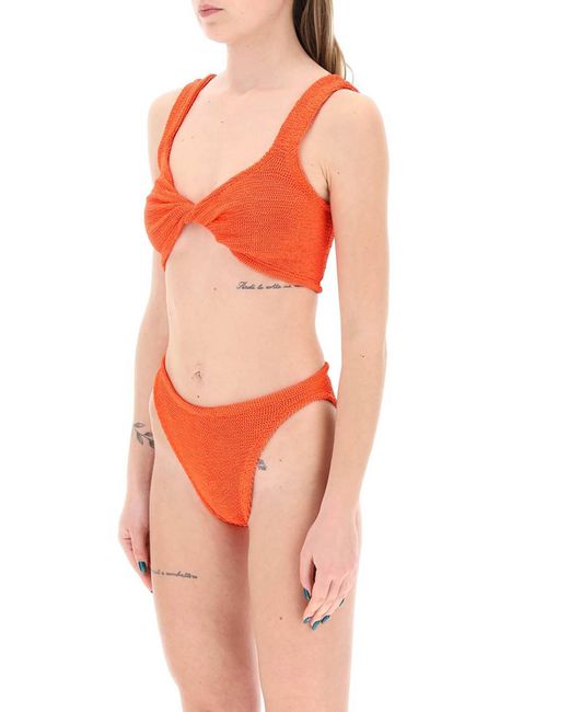Hunza G Juno Bikini Set in het Orange