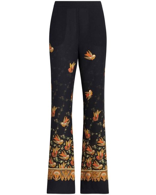 Etro Straight Broek in het Blue