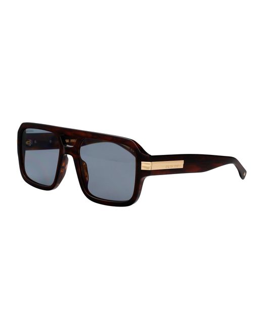 DSquared² Black Horn Acetate Sunglasses