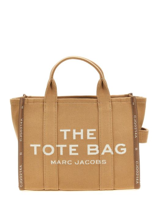 Marc Jacobs Camel Canvas De Tote -boodschappentas in het Brown