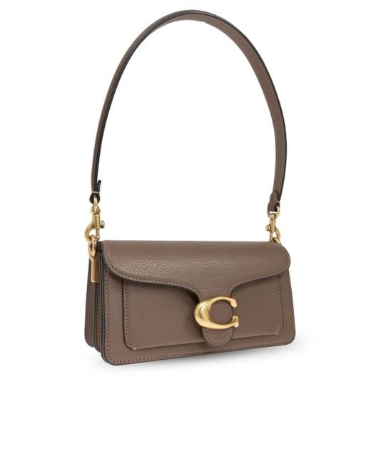 COACH Gray Tabby 20 Leder Crossbody Tasche