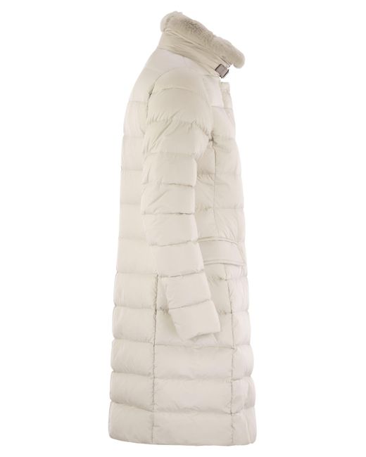 Moorer Natural Vetiver S3 Long Down Jacke