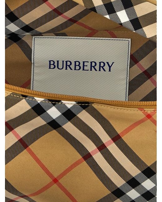 Sac à taille Check Burberry pour homme en coloris Gray