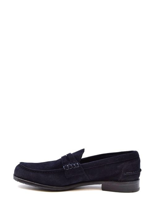 Premiata Blue Moccasins