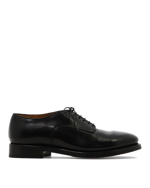 Alberto Fasciani Black Caleb Lace Up Shoes for men