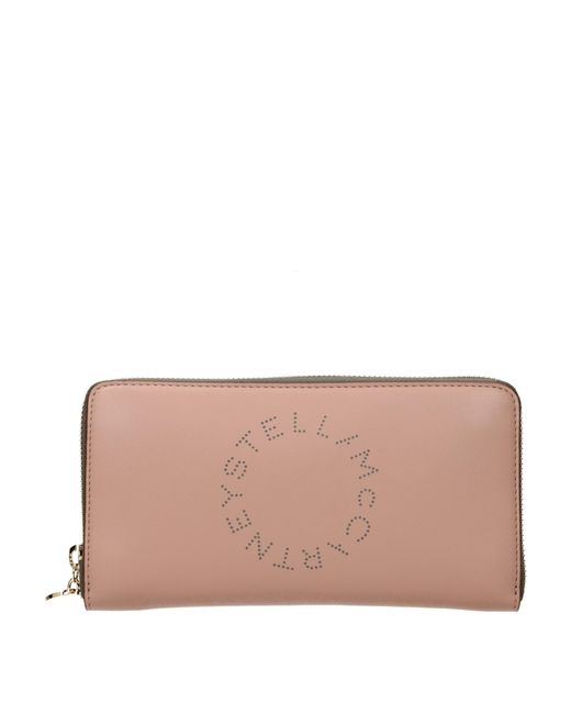 Stella McCartney Brown Portafogli Donna Eco Pelle Rosa/Blush