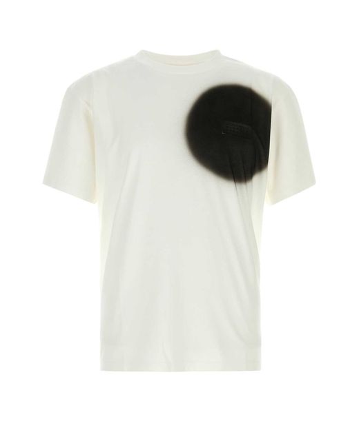 MM6 by Maison Margiela Black Cotton T Shirt