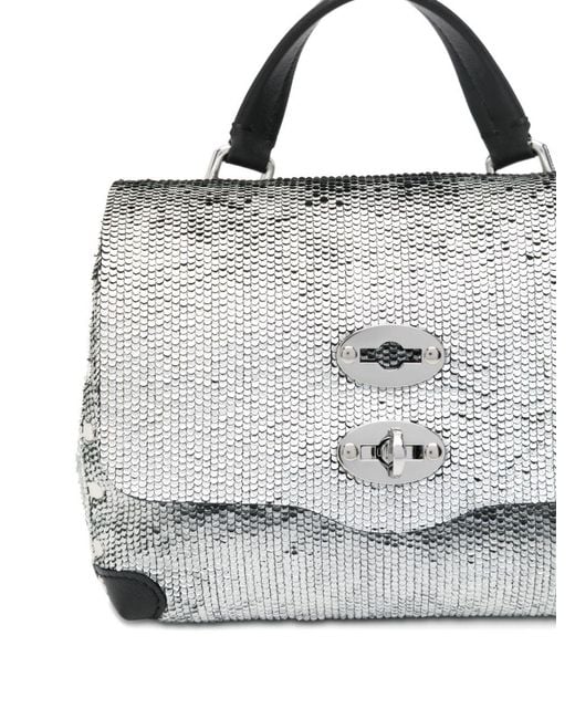 ZANELLATO CAPSULE White Postina Cbi Baby Leather Handbag