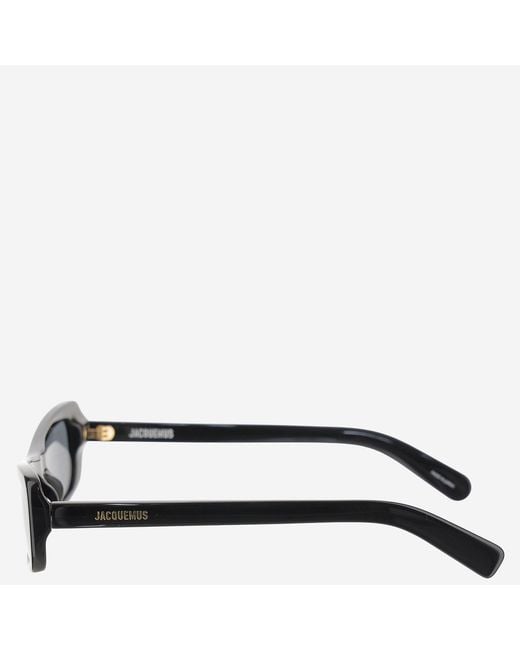 Jacquemus Black Sunglasses With Logo Detail