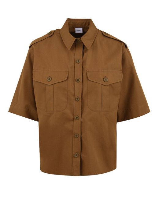 Camisas de marrón Aspesi de color Brown
