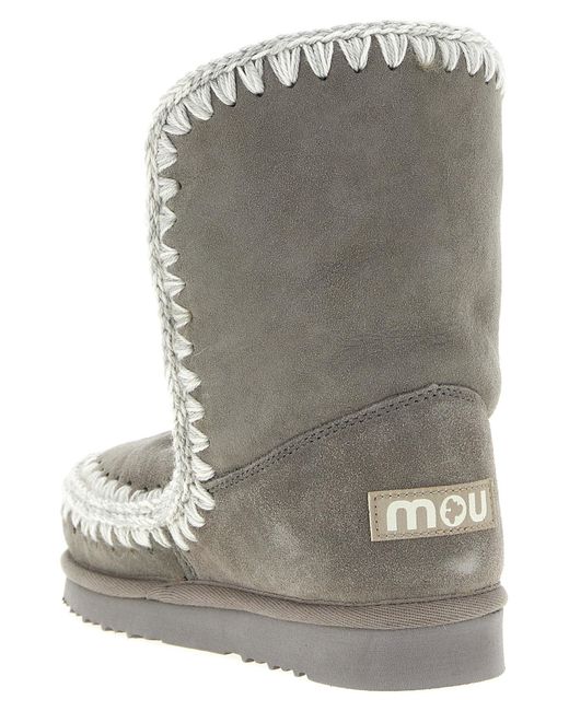 Mou 'eskimo 24 Suède' Enkellaarzen in het Gray