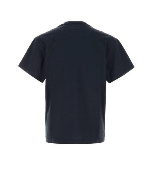Jil Sander Blue Midnight Cotton T Shirt