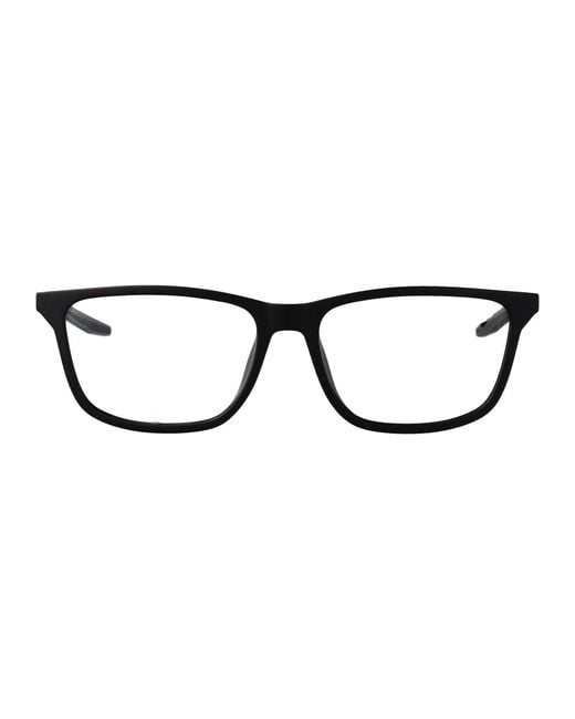 Nike Black Matte Acetate Glasses for men