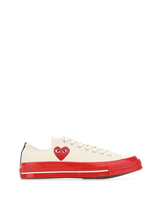 COMME DES GARÇONS PLAY Red Sneakers