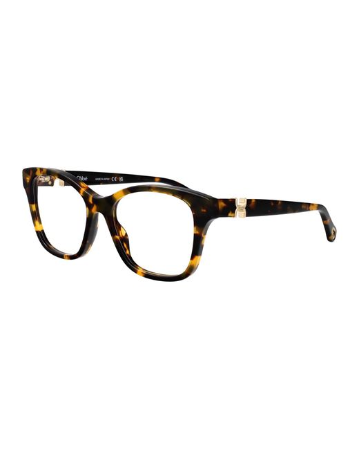 Chloé Brown Havana-Havana-Transparent Recycled Acetate Glasses