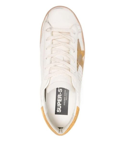 Golden Goose Deluxe Brand Multicolor White Leather Superstar Classic Sneakers