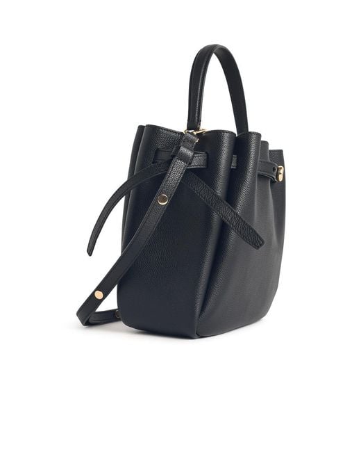 Tory Burch Black Small 'Romy' Bucket Bag