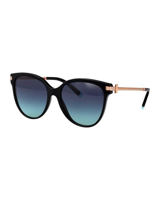 Tiffany & Co Blue Geometrical Sunglasses 0 Tf4193 B 80019 S