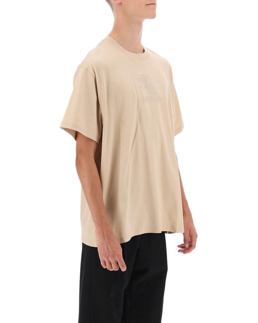 Tempah T -Shirt mit gestickten EKD Burberry de hombre de color Natural