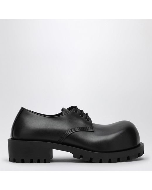 Balenciaga Black Calfskin Hummer Derby for men