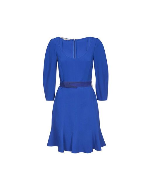 Stella McCartney Blue Long Sleeved Dress