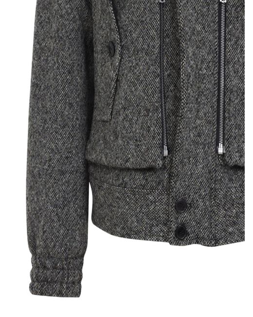Dries Van Noten Gray Wool Venezia Jacket