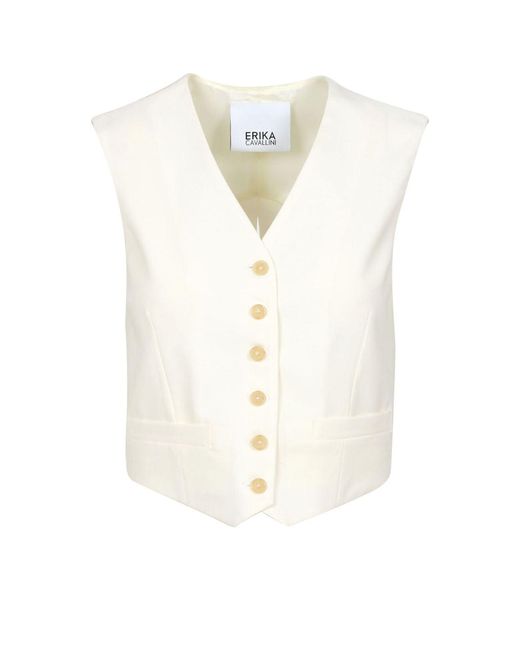 Erika Cavallini Semi Couture White Jackets