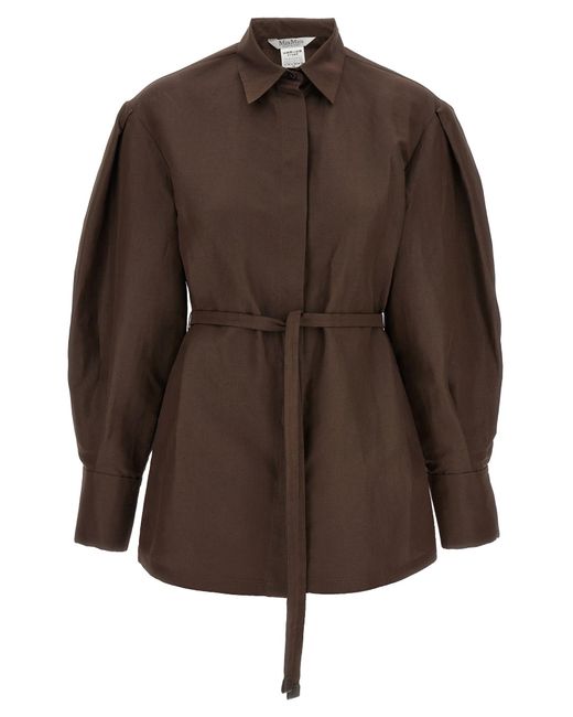 Max Mara Brown 'Affari' Shirt
