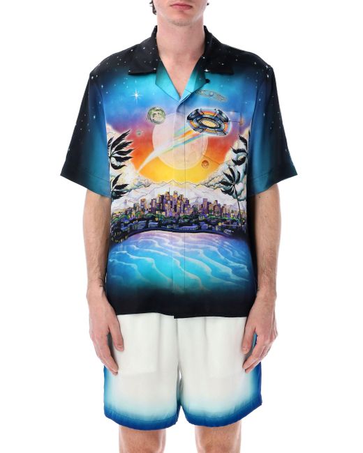 Casablanca Paris T -Shirts und Polos Multi Color in Blue für Herren