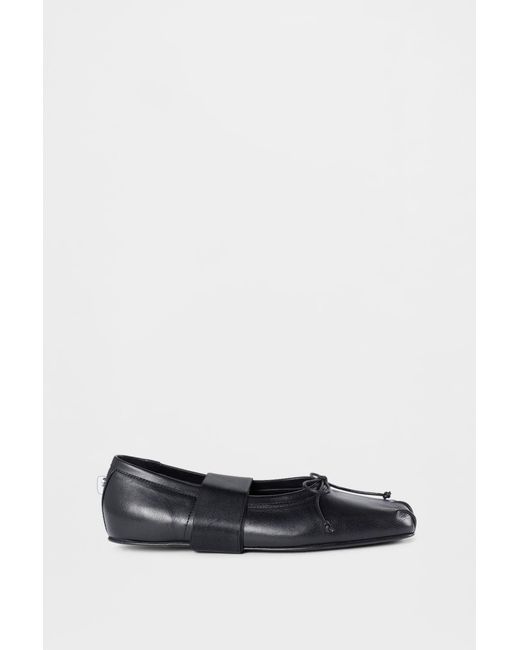 Ann Demeulemeester White Paloma Ballerina With Band