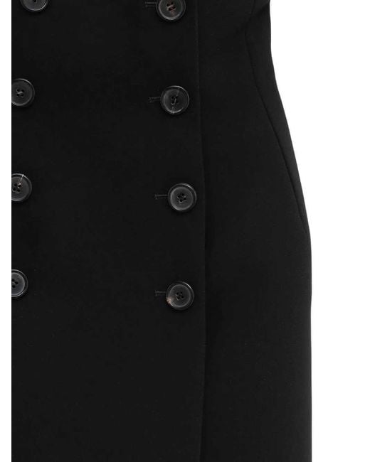 Khaite Black Luiza Skirt