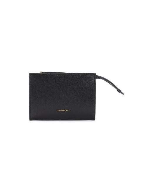 Givenchy Black Zipped Credit Card Case
