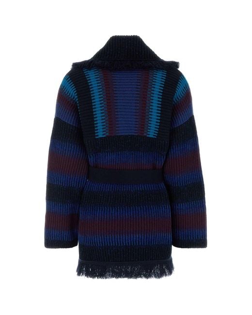 GIORGIO ARMANI X ALANUI Blue Cardigan